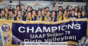 National U reigns supreme in UAAP high school volleyball tournament