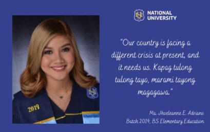 ALUMNI FEATURE: MA. JHOELEANNE E. ADRIANO