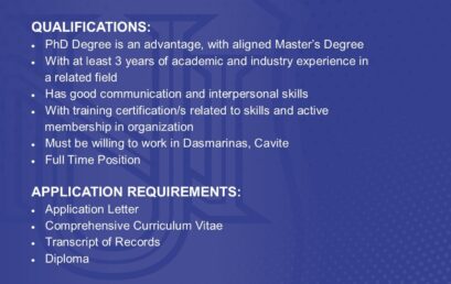 Information Technology Faculty Member