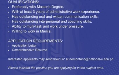 Academic-Industry Linkages and Placement Office Supervisor