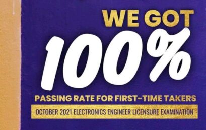 NU Electronics Engineering received 100% passing rate in the recently held October 2021 Licensure Exam. NU Electronics Engineering received 100% passing rate in the recently held October 2021 Licensure Exam.