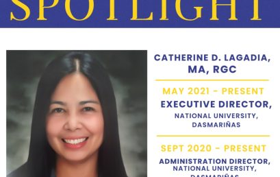 NU Dasmariñas’ Executive Director – Catherine D. Lagadia