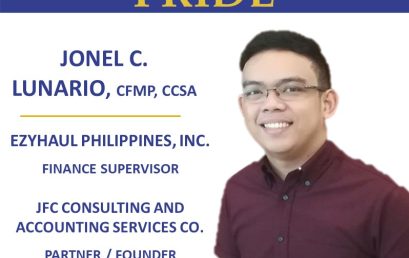 Nationalian Pride Jonel C. Lunario, CFMP, CSSA