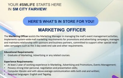 Be part of the Malls of the Future – SM Supermalls