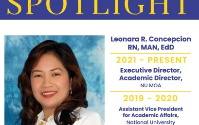 Nationalian Spotlight: Dr. Leonora R. Concepcion – NU MOA’s Executive and Academic Director