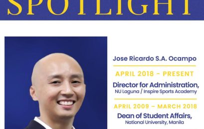 Nationalian Spotlight – Mr. Jose Ricardo S.A. Ocampo – NU Laguna Director for Administration
