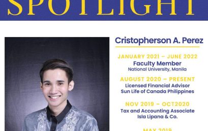 Mr. Cristopherson A. Perez – 2019 Don Mariano Fortunato Jhocson Awardee
