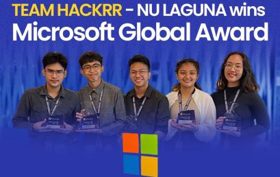 TEAM HACKRR – NU LAGUNA wins Microsoft Global Award