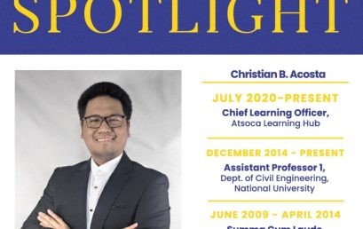Don Mariano Fortunato Jhocson Awardee, Christian B. Acosta – BS in Civil Engineering