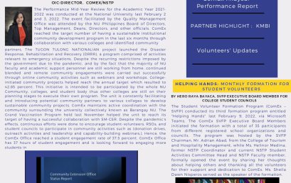 ComEx Collab Newsletter Issue 7 | Volume 1