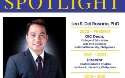 Dr. Leo S. Del Rosario is the OIC Dean of College of Education, Arts and Sciences