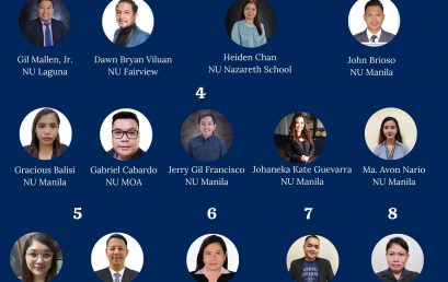 Congratulations to the Top 10 Mid-Year NU Quality Assurance Team Representatives AY 2022-2023!