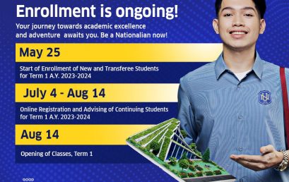 Enrollment is ongoing Term 1  A.Y. 2023-2024