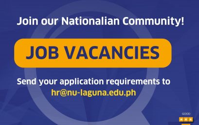 We are looking for new members of NU Laguna!