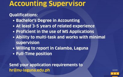 Accounting Supervisor