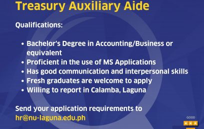 Treasury Auxiliary Aide