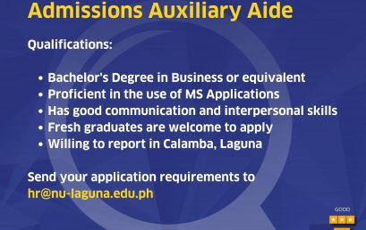 Admissions Auxiliary Aid