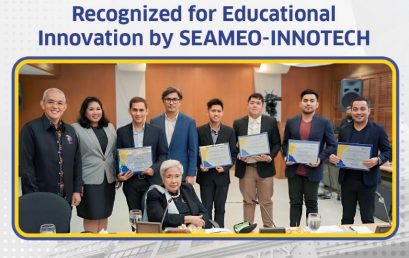 NU CEAS Researchers Recognized for Educational Innovation by SEAMEO – INNOTECH
