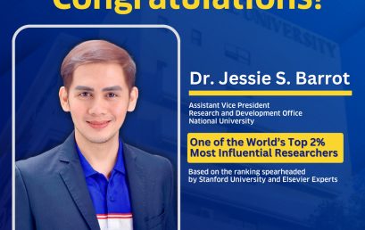 Dr. Jessie S. Barrot, One of the World’s Top 2% Most Influential Researchers
