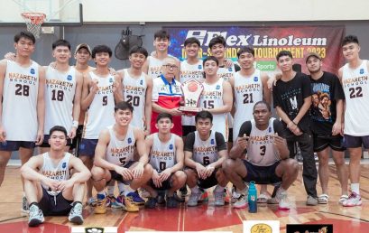 NU Nazareth School PG Flex Linoleum Inter-Secondary Basketball Tournament Champion