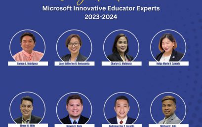 Congratulations to our Microsoft Innovative Educator Experts at NU Dasmarinas