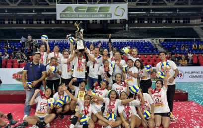 NU Women’s Volleyball Team, Shakey’s Super League Preseason Back-to-back Champion!