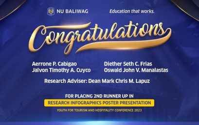 BulakeNU Students Shine at Youth for Tourism and Hospitality Conference 2023