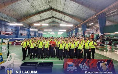 BS Exercise and Sports Science students and faculty attend the Philippine Badminton Association Training