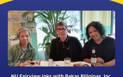 NU Fairview, through its School of Architecture, inks a Memorandum of Understanding with Bakás Pilipinas, Inc.