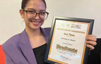 NU Laguna Student and Instructor Clinches 2nd Place in BioteKomiks Contest