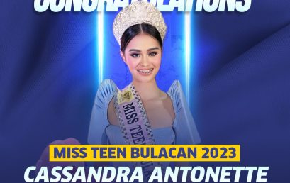 Ms. Cassandra Antonette D. Maristela: A Beacon of Excellence in Tourism Management and Miss Teen Bulacan 2023