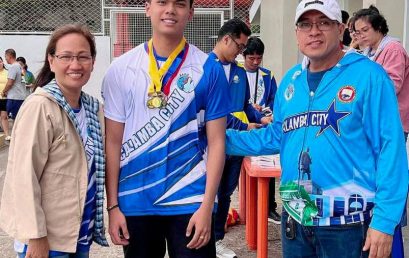 NU Laguna Bullpup Pride during the Swimming City Sports Meet 2024