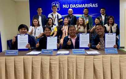 NU Dasmariñas and Schools Division Office (SDO) Dasmariñas officially forged partnership
