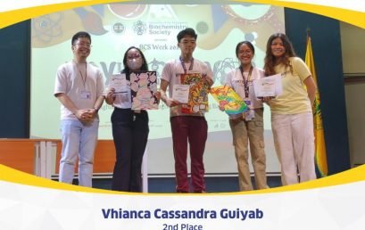 Cheers to Vhianca Cassandra Guiyab for clinching 2nd place at Likha: A Sci-Comm Poster Making Contest!