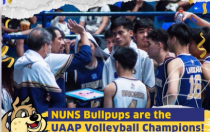 NUNS Bullpups are the UAAP Volleyball Boys Champions!