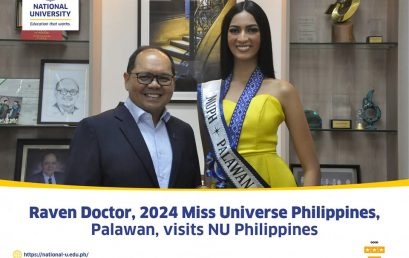 Raven Doctor, 2024 Miss Universe Philippines, Palawan visits NU Philippines