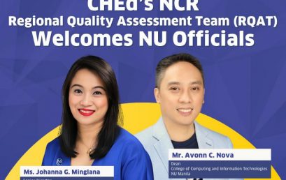 CHEd’s NCR Regional Quality Assessment Team (RQAT) Welcomes NU Officials