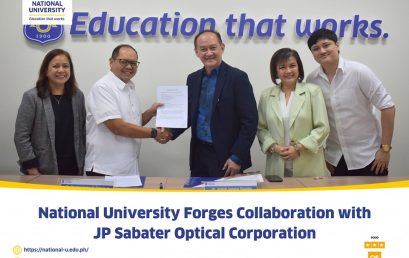 The National University Forges Collaboration with JP Sabater Optical Corporation