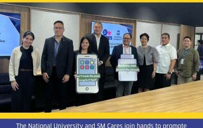 MOA Signing between NU and SM Cares for an E-Waste Disposal Initiative