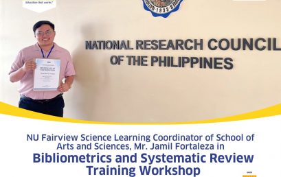 NU Fairview School of Arts and Sciences faculty participated in the “Bibliometrics and Systematic Review Training Workshop”