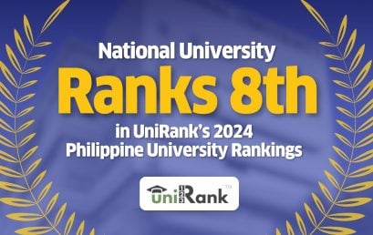 National University Ranks 8th UniRank’s 2024 Philippine University Rankings
