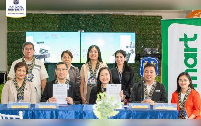 National University, SM Cares, and Smart Launch E-Waste Disposal Campaign