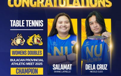NU Baliwag Table Tennis Team Triumphs at Bulacan Provincial Athletic Meet 2025