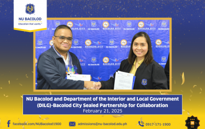 NU Bacolod and Department of the Interior and Local Government (DILG)-Bacolod City Sealed Partnership for Collaboration