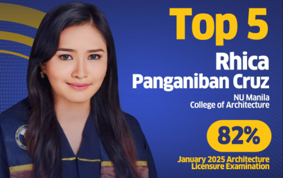 Rhica Panganiban Cruz, Top 5 in the January 2025 Architecture Licensure Examination