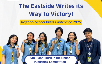NU East Ortigas- The Eastside Online Publication Writes its Way to Victory!