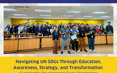 NU East Ortigas- Navigating UN SDGs Through Education, Awareness, Strategy, and Transformation