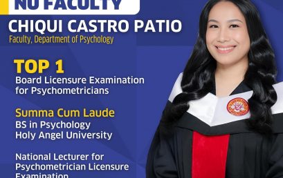 NU Clark Welcomes Board Topnotcher Ms. Chiqui Patio to Its Faculty Roster!