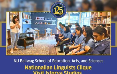 NU Baliwag’s Nationalian Linguists Clique Visits Istorya Studios for Industry Exposure in Publication and Literature