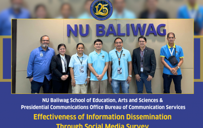 Presidential Communications Office Bureau of Communication Services Conducts Social Media Survey at NU Baliwag, Explores Collaboration with School of Education, Arts, and Sciences